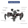Hiwonder SpiderPi AI Intelligent Visual Hexapod Robot Powered by Raspberry Pi 5 (Advanced Kit with Raspberry Pi 5 4GB)