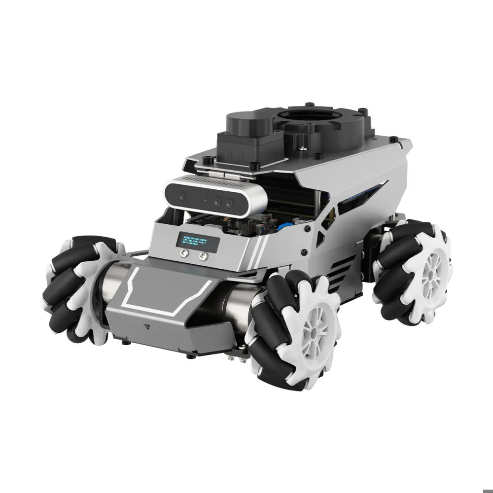 Hiwonder ROS2 Smart Car, ROSOrin Multimodal AI Vision Large Model, SLAM Navigation Programming, Mecanum Wheels Robot (Ultimate Kit without Controller)