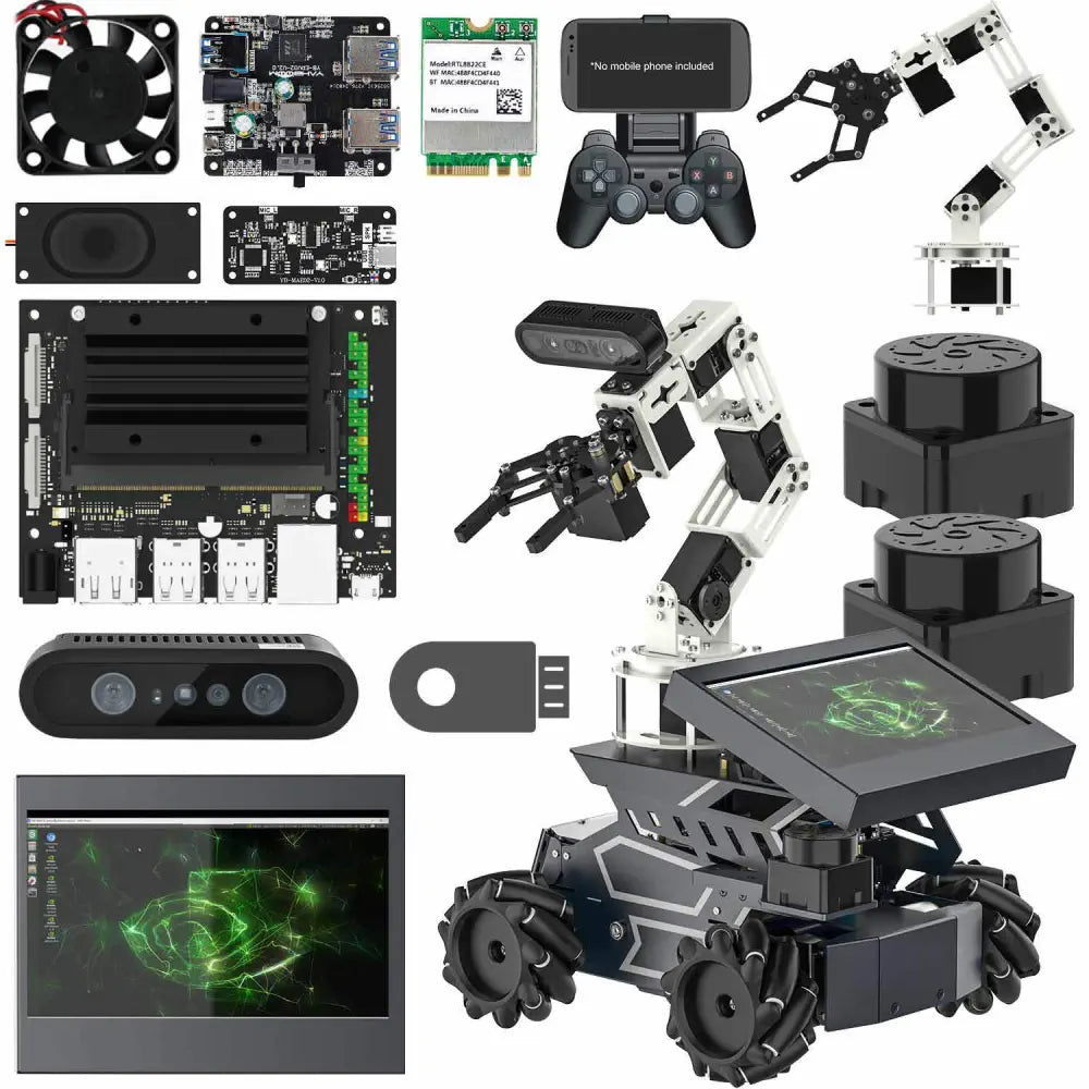 Yahboom ROSMASTER M3 Pro ROS2 Robot -Jetson NANO B01 Version