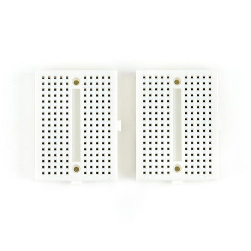 170 Tie Point Mini Solderless Breadboard Pair - White