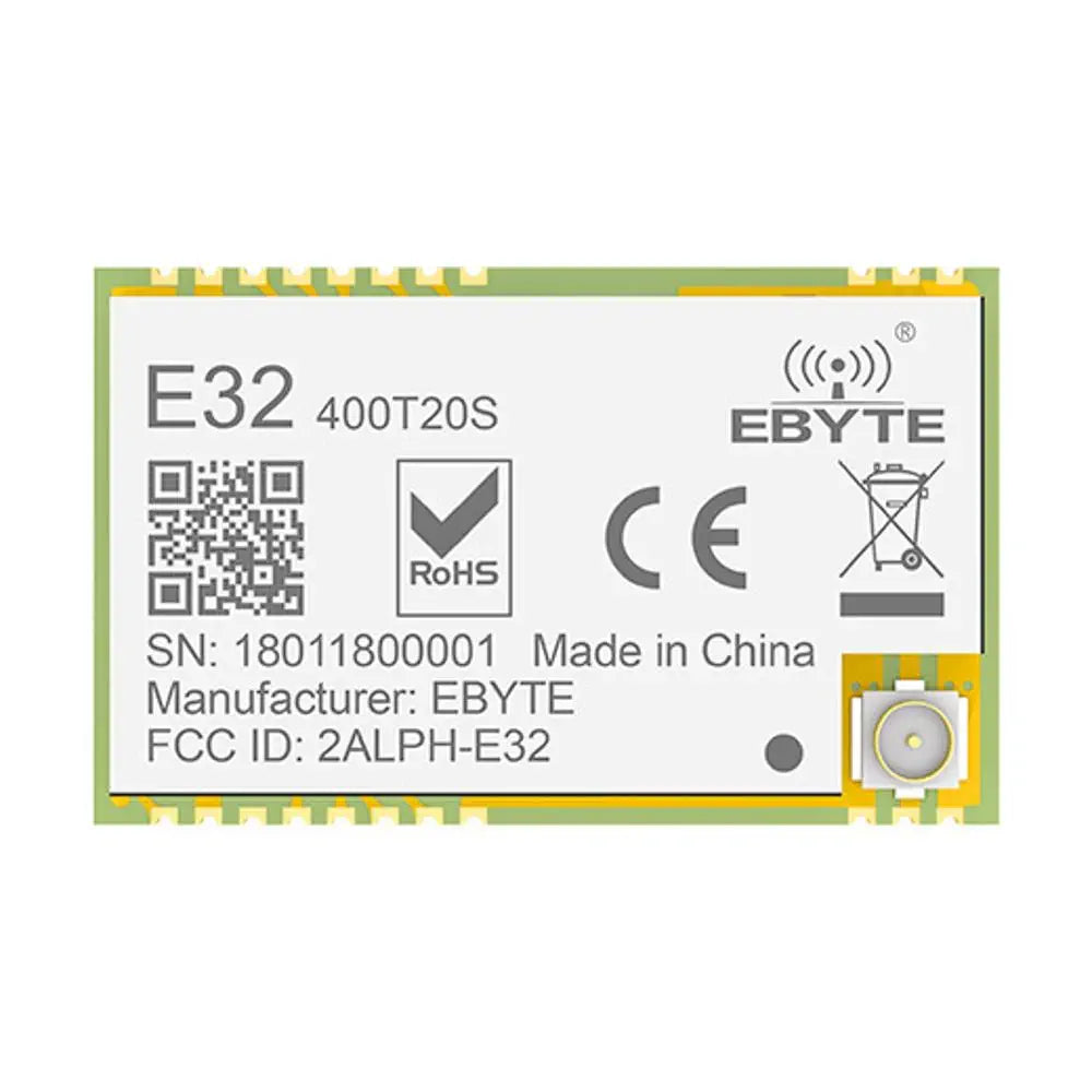 E32-400T20S-V2.0 Wireless serial port module LoRa spread spectrum low power consumption long-distance wireless transparent transmission