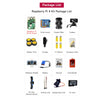 Smart Robot Car Kit with Raspberry Pi 4B/5, Open Source Python, AI Visual Recognition Line Tracking Obstacle Avoidance, Electronic DIY Kit Programming Robotic Gifts (with Raspberry Pi 4B4G)