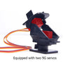 Mini Pan-Tilt Kit Camera Platform - Assembled with Micro Servos, Anti-Vibration Camera Mount for FPV Drones &amp; Planes