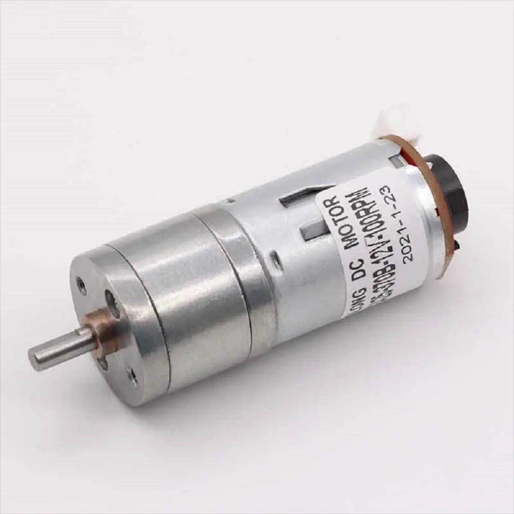 25D 6V 77RPM 1.8Kg.cm Brushed DC Gear Motor w/ Encoder