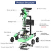JetAuto Pro ROS1 ROS2 Robot Car with Vision Robotic Arm Powered by Jetson Nano Support SLAM Mapping/ Navigation/ Python (Ultimate kit with Jetson Orin Nano 4GB)