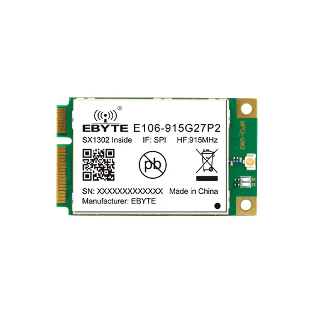 E106-915G27P2 SX1302 LoRa Gateway Module High Speed LoRa Spread Spectrum Module
