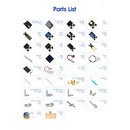 ACEBOTT QE002 ESP32 Smart Farm IoT Starter Kit Compatible w/ Arduino IDE Electronics Home Automation Coding Kit DIY Wooden House Building Sensor STEM Educational Set for Kids 8+