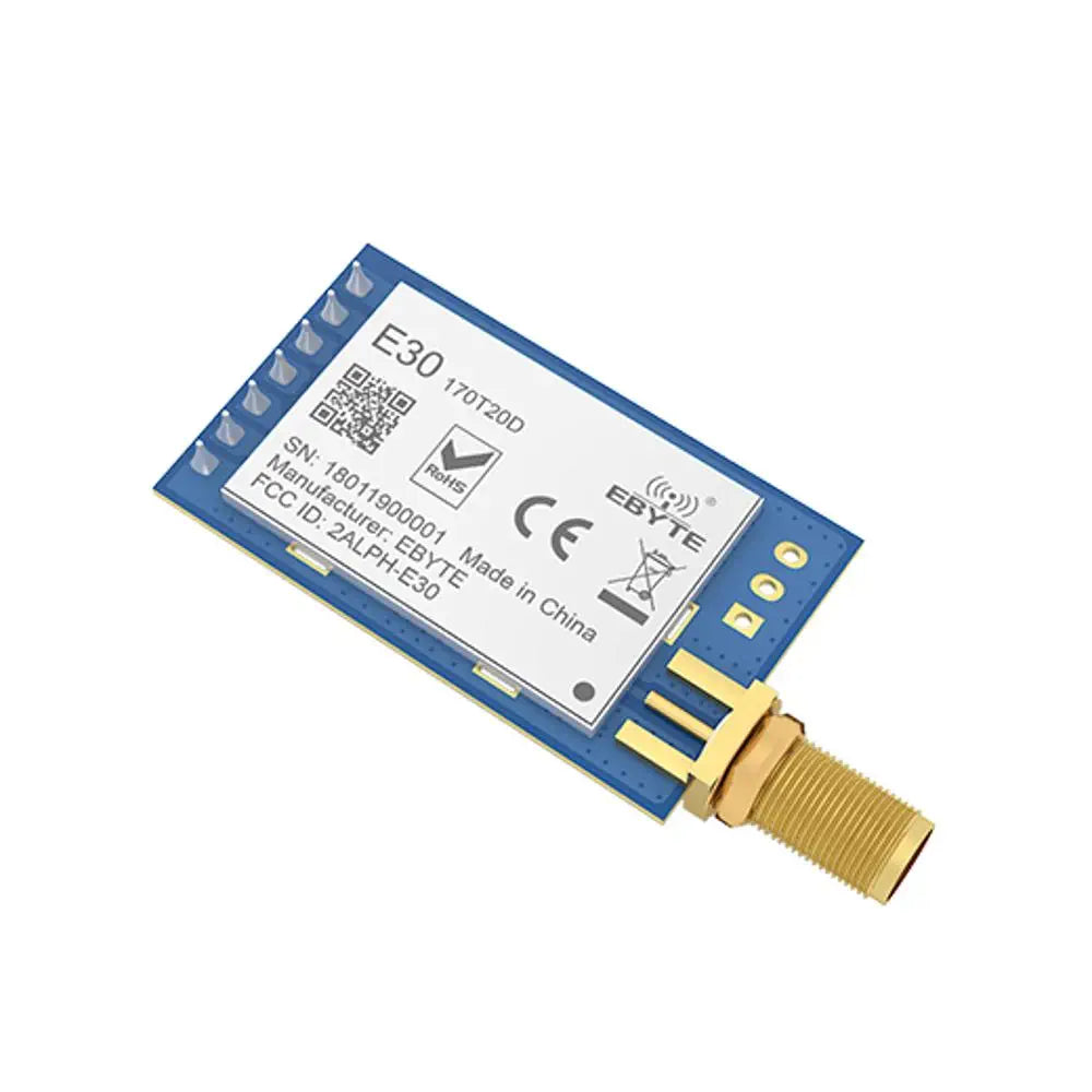 E30-170T20D Ebyte SI4463 UART 2Km Range 170MHz 20dBm DIP 21*36mm CE RoHs FCC LoRa Wireless Transmitter RF Module