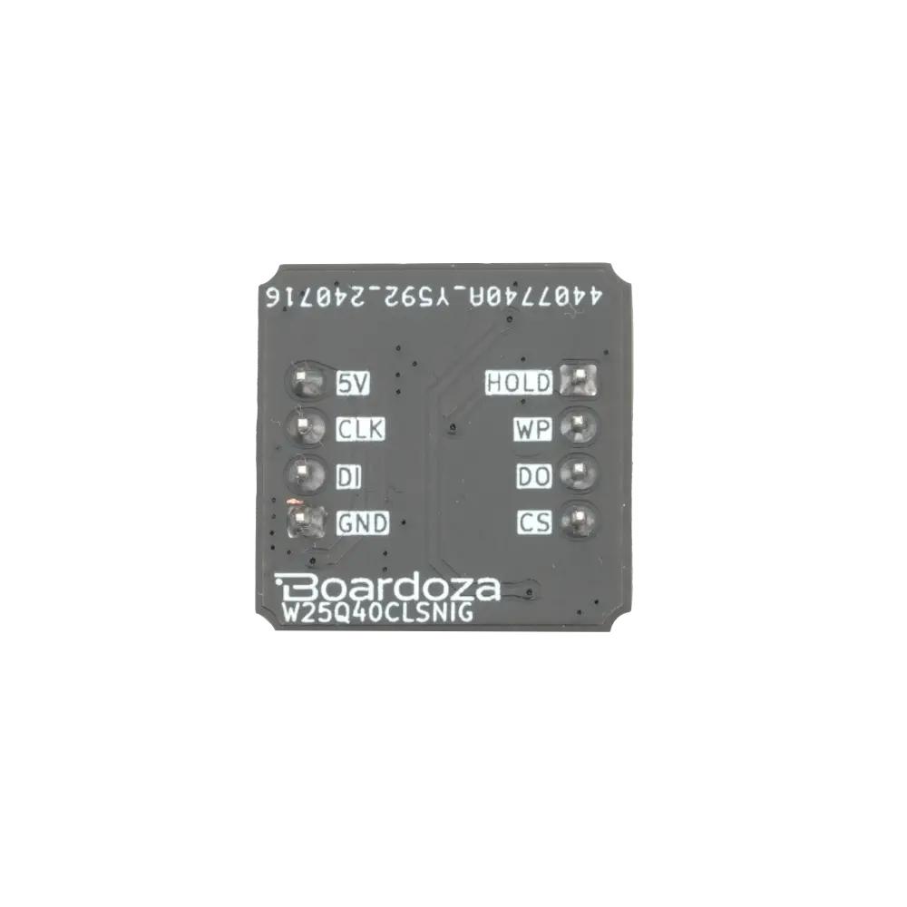 Boardoza W25Q40CLSNIG Serial Flash Memory Breakout Board