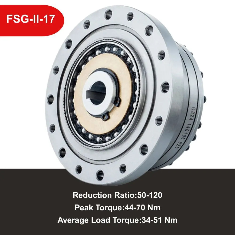 Higher Torque Strain Wave Harmonic Drive Gearbox Support Nema Motor