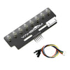 Yahboom 8-channel grayscale line tracking sensor module-White light