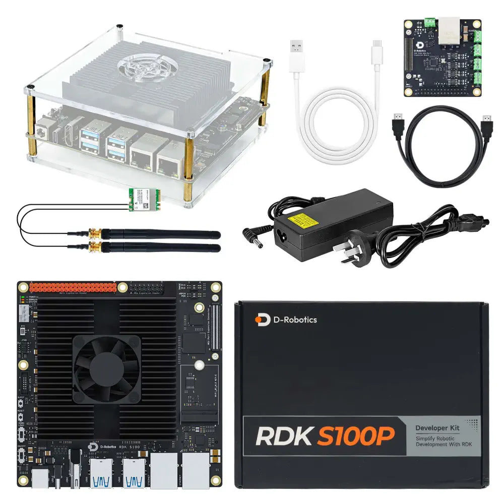 D-Robotics RDK S100P Development Board 128TOPS Computing Power BPU--MCU Expansion Kit