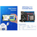 ACEBOTT QE002 ESP32 Smart Farm IoT Starter Kit Compatible w/ Arduino IDE Electronics Home Automation Coding Kit DIY Wooden House Building Sensor STEM Educational Set for Kids 8+