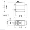 Hiwonder HTS 20H Serial Bus High Voltage Servo w/ 20KG Torque &amp; Data Feedback Function