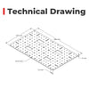 Universal Aluminum Plate (11x19) from SMD Building Set Products