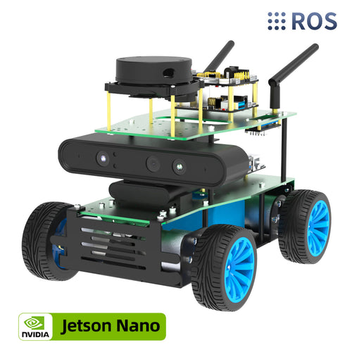 Yahboom Rosmaster X1 4WD Smart DIY ROS Car Kit for Jetson NANO 4GB version(Basic Version without  Jetson NANO board)