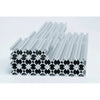 1010 Aluminum Profiles, 10x10mm, 600mm, 4 Pieces, Silver
