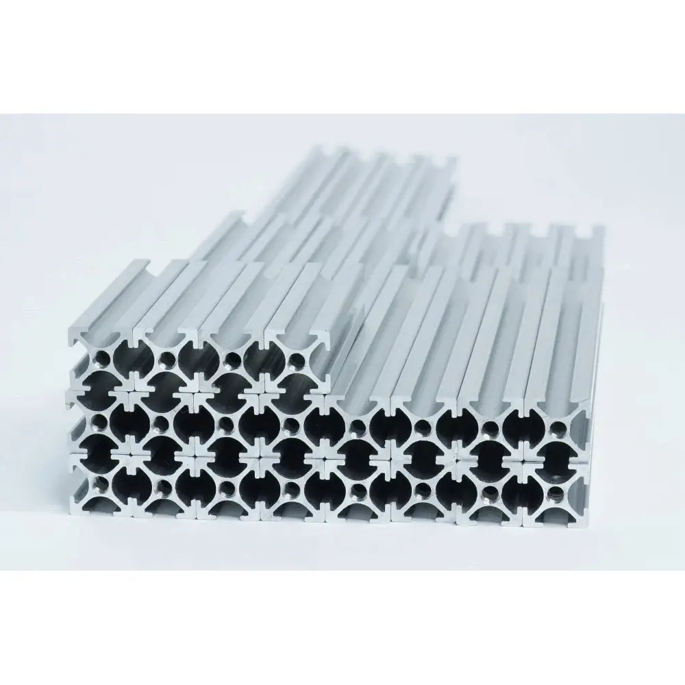 1010 Aluminum Profiles, 10x10mm, 600mm, 4 Pieces, Silver