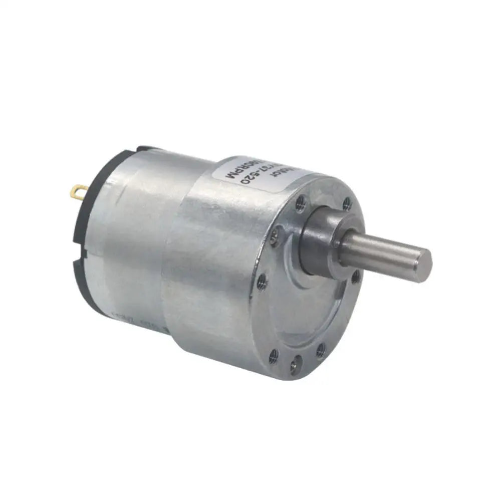 12V 600RPM Brushed DC Gear Motor W/37mm Diameter gearbox