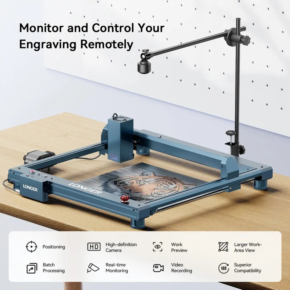 LONGER Laser Engraver Camera Kits,5MP, 740*560mm View Area