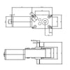 High Torque 24V 295RPM Double Axis Worm Gear Motor 5840-31ZY