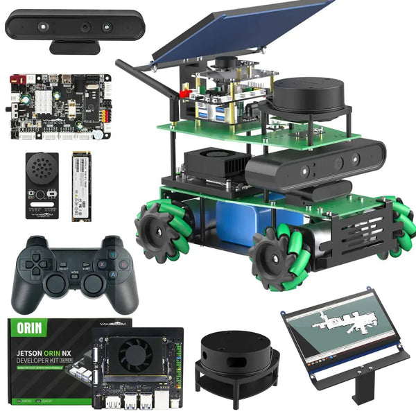ROSMASTER X3 ROS2 Robot with Mecanum Wheel -Superior with Orin NX