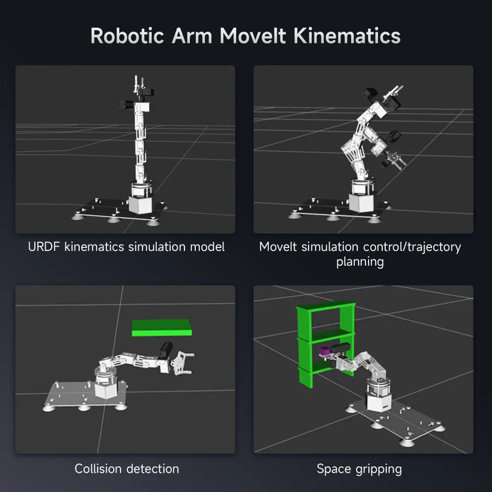 Yahboom DOFBOT Pro AI Large Model 3D Depth Vision Robotic Arm-Ultimate Version with Jetson NANO 4GB SUB Board