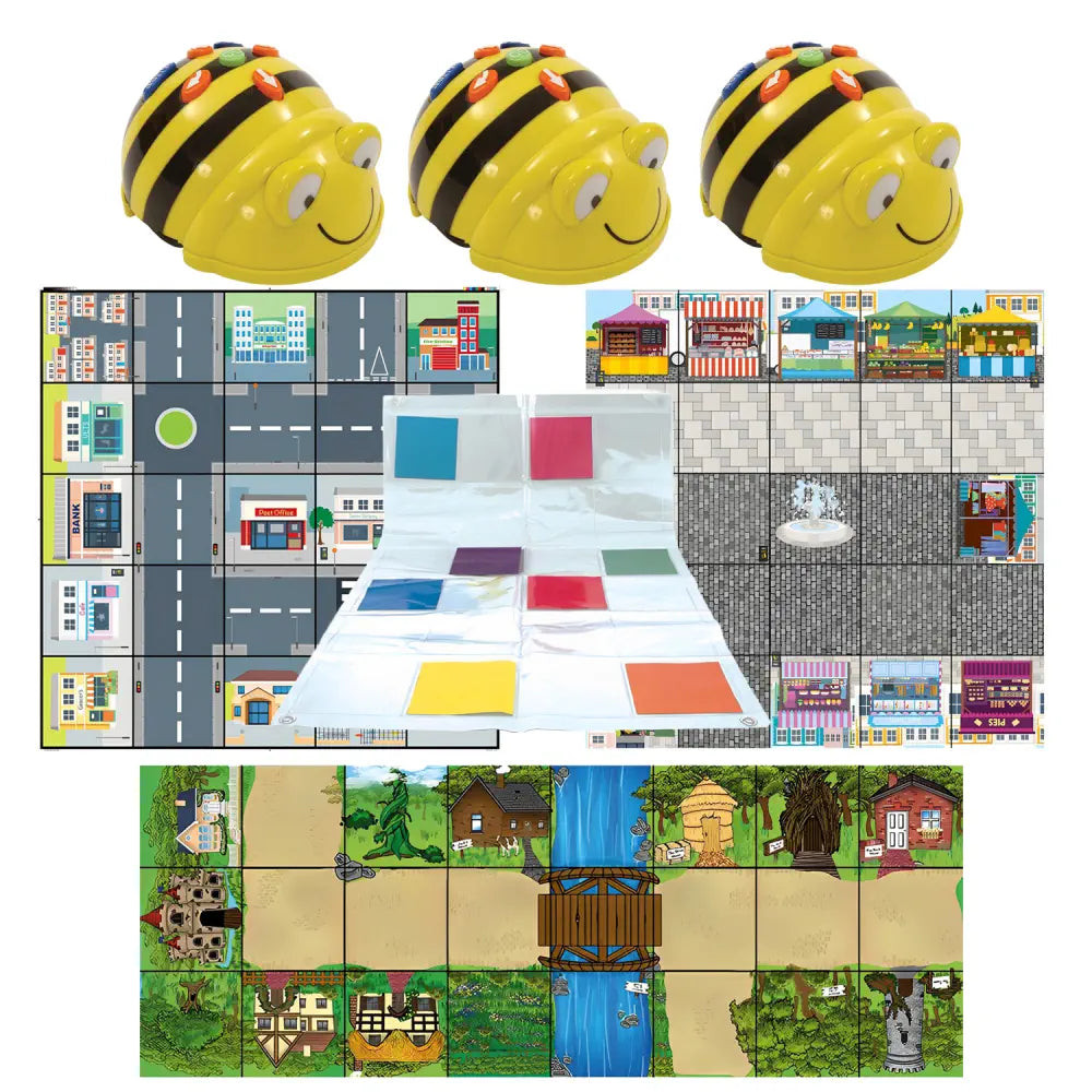 TTS 3 Bee-Bot Classroom Bundle with 4 Activity Mats - People Who Help ...