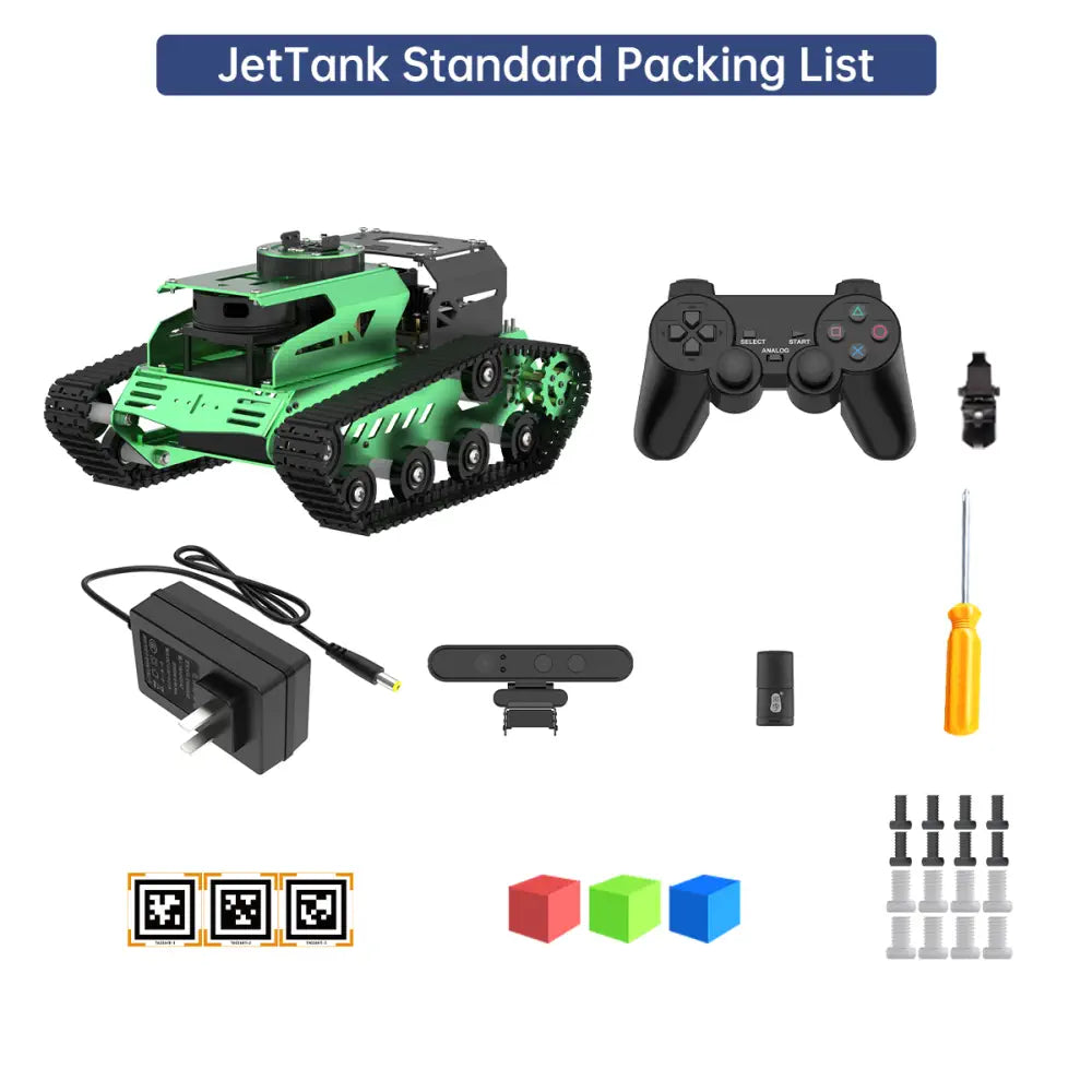 Hiwonder JetTank ROS Robot Tank Powered by Jetson Nano with Lidar