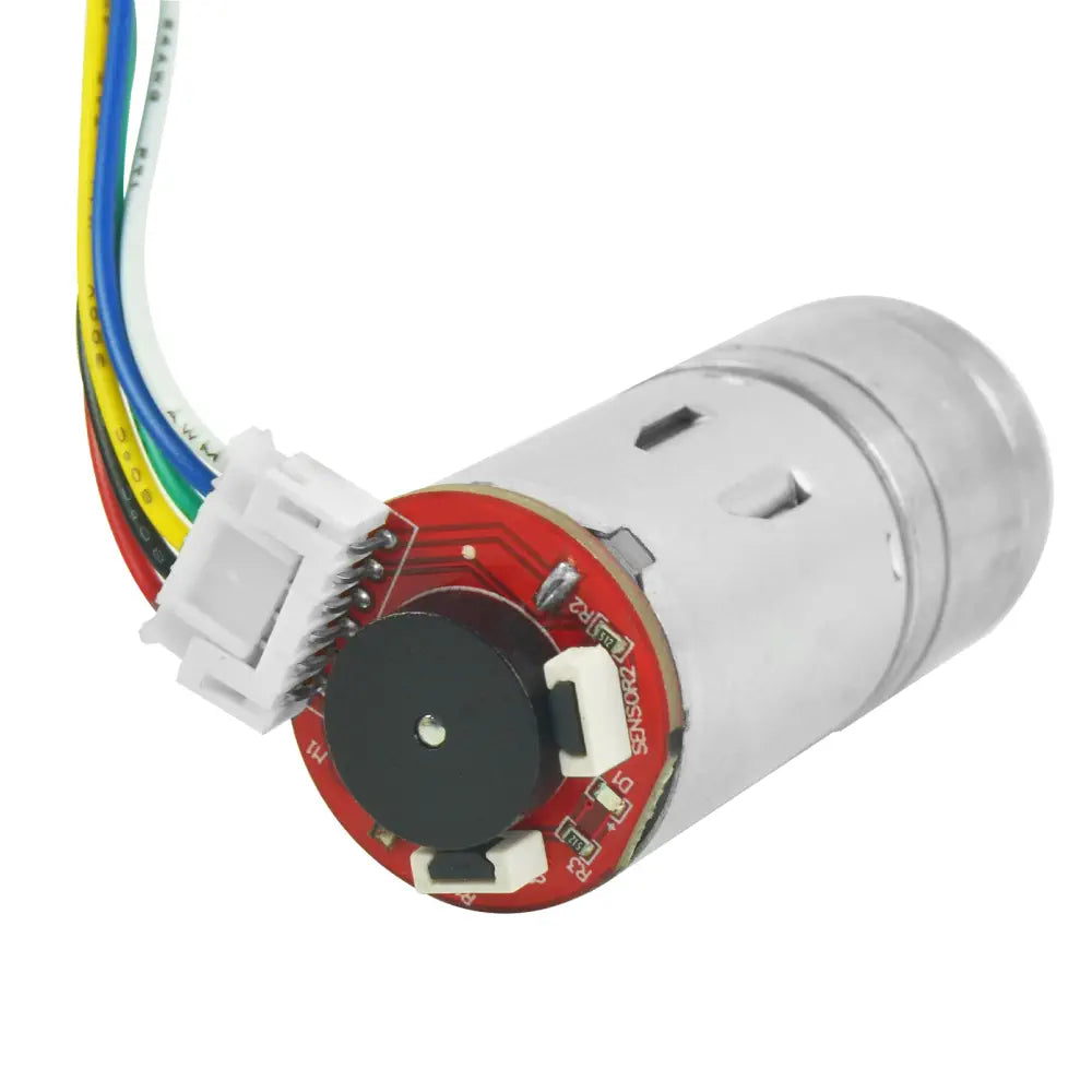Hall Encoder Geared Motor DC 12V AB Bi-Phase Incremental Magnetic Hall Encoders High-Speed Geared Motor for DIY Projects