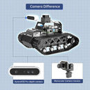 Hiwonder MentorPi T1 Raspberry Pi Robot Car – Tank Chassis, ROS2 AI Coding Robot with Large AI model ChatGPT, SLAM and Autonomous Driving (Starter Kit With Raspberry Pi 5 4GB)