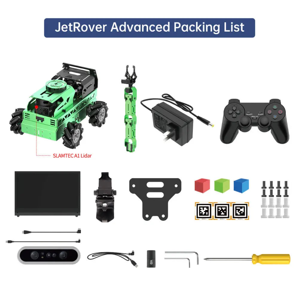 JetRover ROS Robot Car with Vision Robotic Arm Support SLAM Mapping ...
