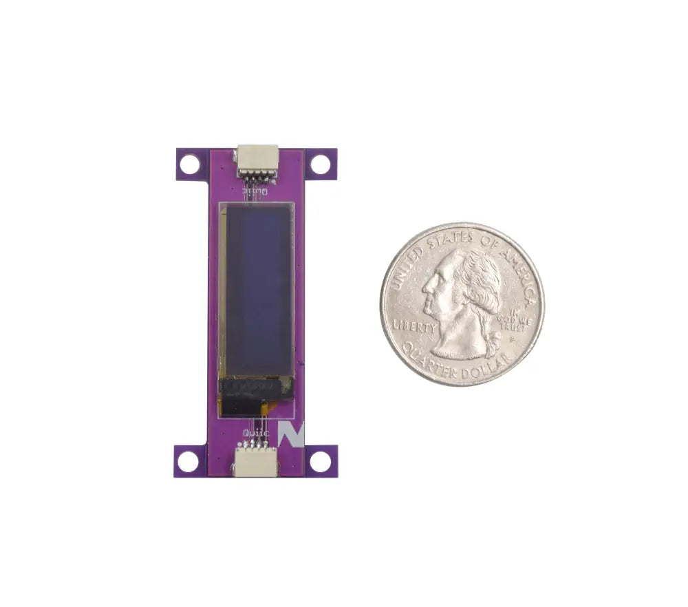 Zio 0.91 Inch OLED Display w/ 128x32 Resolution &amp; Qwiic Connectivity