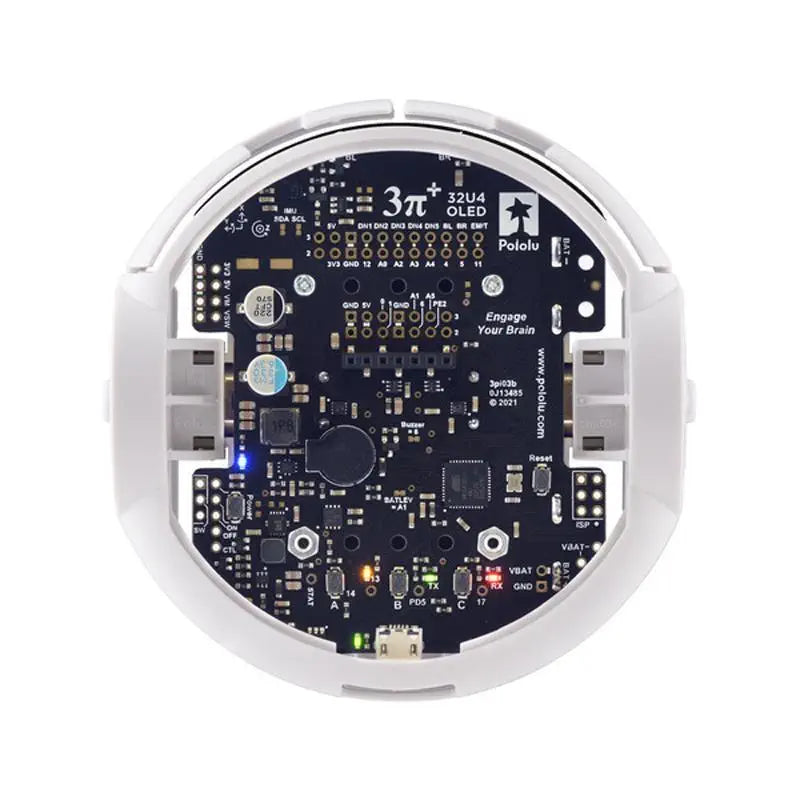 Pololu 3pi+ 32U4 OLED Robot - Turtle Edition Assembled (75:1 LP Motors)