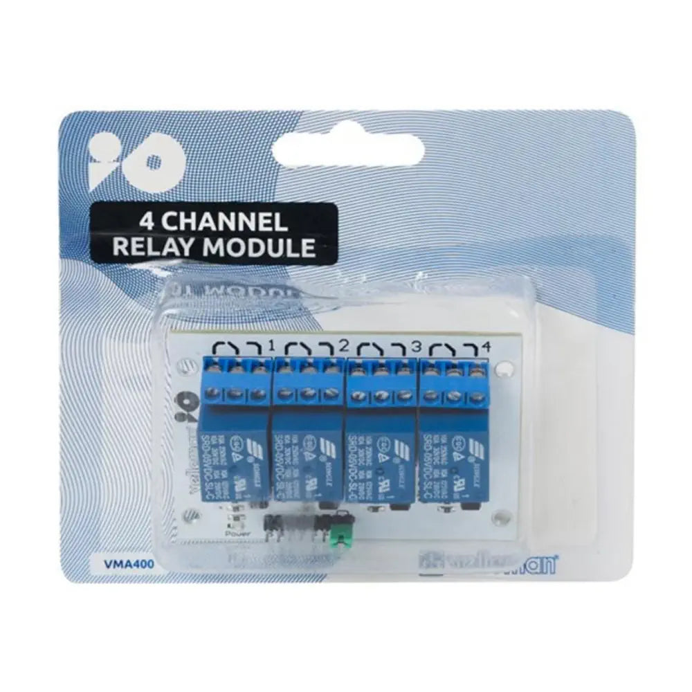 4-Channel Relay Module - RobotShop
