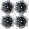 4'' Mecanum Wheel Set (2x Left, 2x Right)
