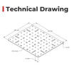 Universal Aluminum Plate (9x11) from SMD Building Set Products