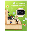 ACEBOTT QE002 ESP32 Smart Farm IoT Starter Kit Compatible w/ Arduino IDE Electronics Home Automation Coding Kit DIY Wooden House Building Sensor STEM Educational Set for Kids 8+