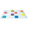 TTS Bee-Bot Transparent Pocket Mat 4×6 - Coding &amp; STEM Learning Mat for Bee-Bot &amp; Blue-Bot Robotics, Customizable Screen Free Programming Floor Mat | Kids 3+