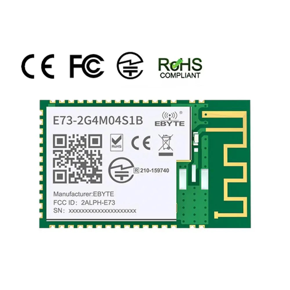 E73-2G4M04S1B Low Energy 2.4GHz BLE5.0 NRF52832 Module Low Voltage Transmitter Module