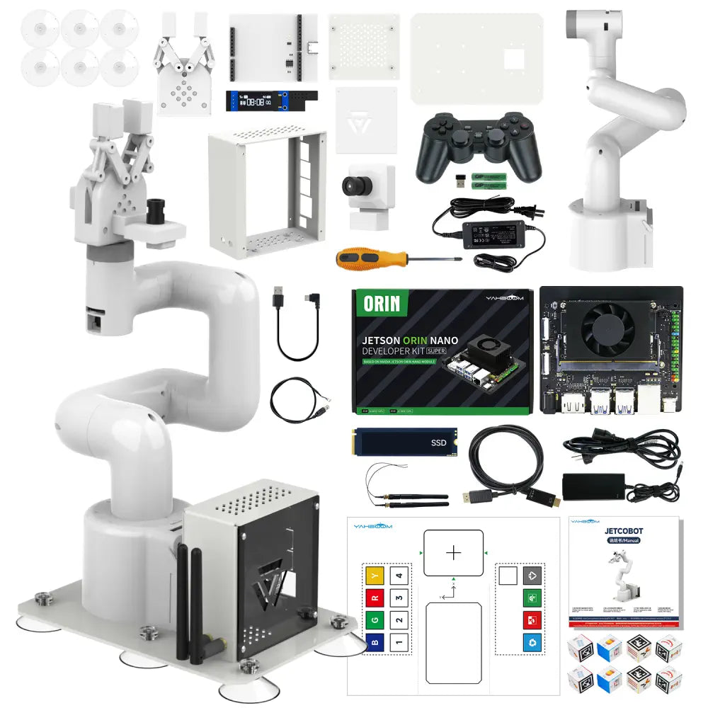 Yahboom JetCobot 7-axis visual collaborative robotic arm-Jetson Orin NANO 4GB SUPER