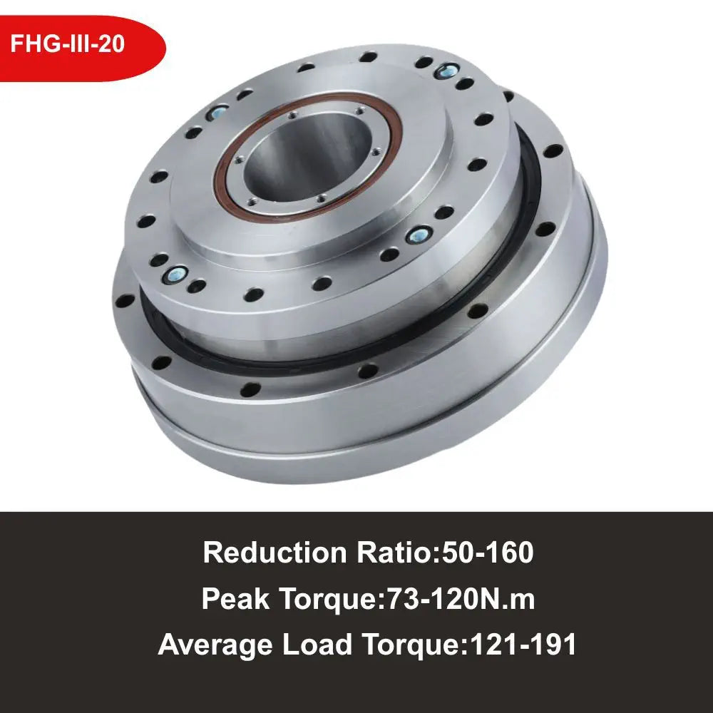 High Rigidity Space Saving Hollow Shaft Harmonic Drive Gearbox