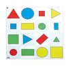 Bee-Bot &amp; Blue-Bot Shapes, Color, Size and 3D Shapes Themed Activity Floor Mat for Coding Robots, STEM Learning, KS1 Geometry, Direction &amp; Position - Durable Classroom Mat