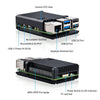 52Pi Case w/ Heatsink for Raspberry Pi 5 (Black)