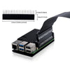 52Pi Case w/ Heatsink for Raspberry Pi 5 (Black)