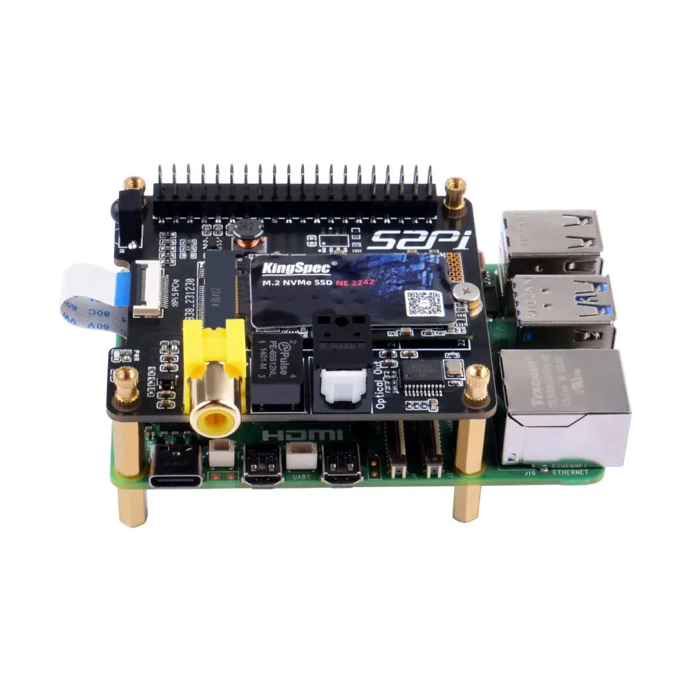 52Pi NVdigi Expansion Adapter Board w/ HiFiBerry Digi+ for