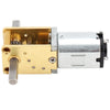 12V tiny DC Worm Gear Motor with dual shaft - 16RPM