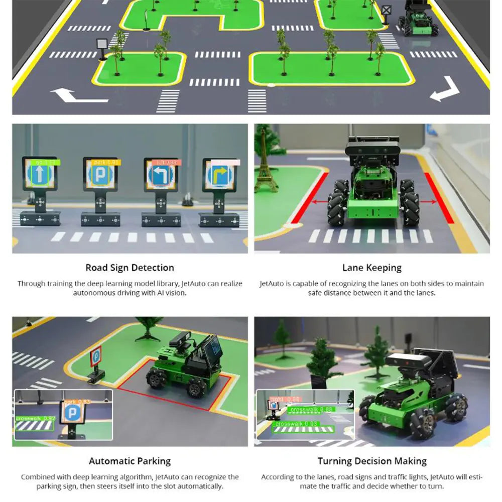 Hiwonder JetAuto ROS Robot Car Powered by Jetson Nano with Lidar