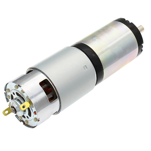 42mm DC Planetary Gear Motor, 12V, 12 RPM