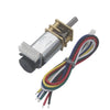 6V 5:1 Micro Metal Gearmotor w/ Encoder &amp; Cable, 3000rpm